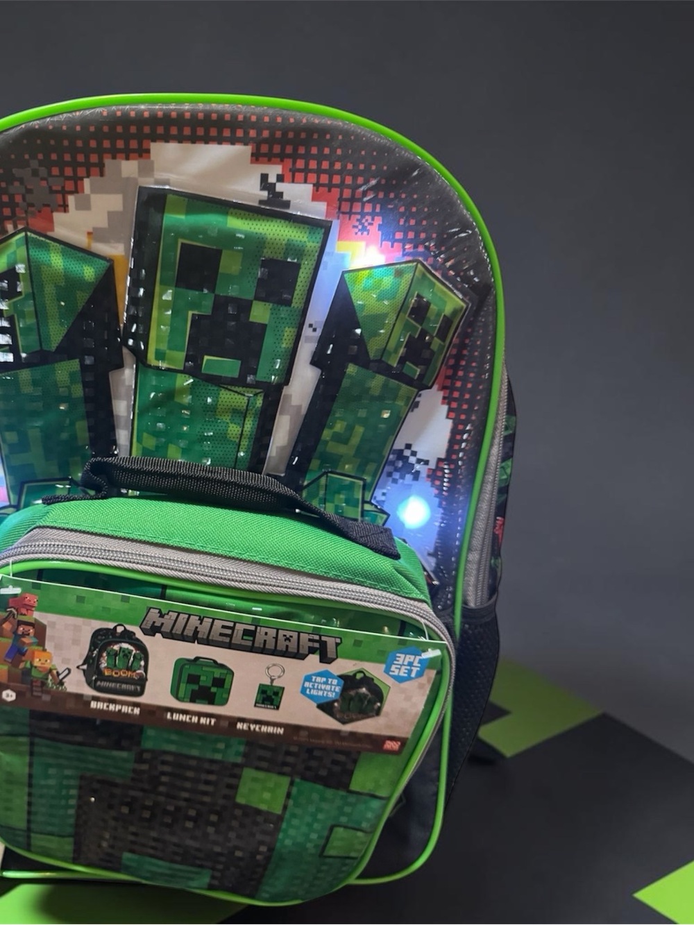 Kids Green Creeper Backpack - Official